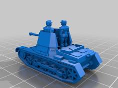 Panzerjager I 1/100 3D Printer Model