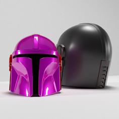 Mando Helmet 3D Printer Model