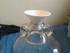 Large Funnel For Homebrew In 5L Demijohn 3D Printer Model