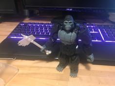 Godzilla Vs Kong Axe For Kingdom Optimus Primal 3D Printer Model