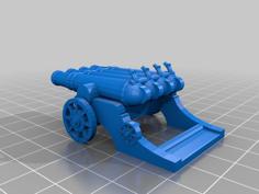 Dwarf Organ Gun 3D Printer Model