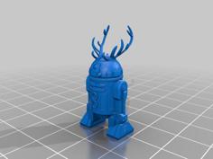 R2-D2 Reindeer 3D Printer Model