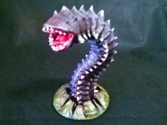 Purple Worm 3D Printer Model