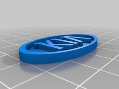 Kia (motors) Logo 3D Printer Model