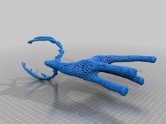 Voronoi Holiday Deer Remix 3D Printer Model