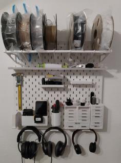 Modular Storage-System For Ikea Skadis 3D Printer Model