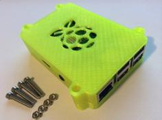 Safe And Secure Raspberry Pi B+ Case 3D Printer Model