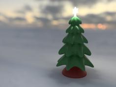 Christmas Tree Freeform 3D Printer Model