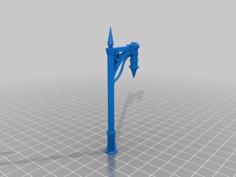 Gothic Street Lamp 3D Printer Model