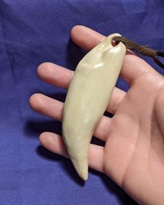 Bear Fang Pendant 3D Printer Model