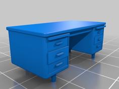 Fallout Wasteland Warfare Desk 3D Printer Model