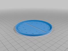 Yet Another Pizza-slice Stencil For Petri Dishes 3D Printer Model