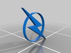 Flash Symbol 3D Printer Model