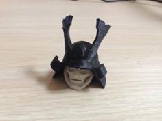 Tinkerplay Samurai Head For Dual Material Printing 3D Printer Model