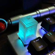 TARDIS Keycap 3D Printer Model