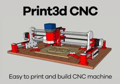 Print3D CNC Project + Full Parts List 3D Printer Model