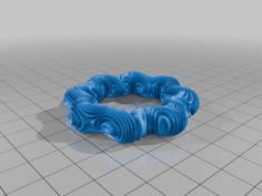 Wavy Sinus Torus 3D Printer Model