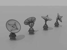 6mm Radio Telescope – Hexed And Hexless 3D Printer Model