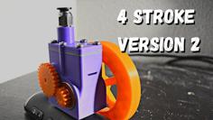 4-Stroke Compressed Air Engine V2 – Major Improvements 3D Printer Model