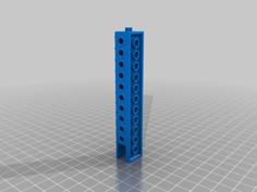 1×12 Torso Brick (custom) 3D Printer Model