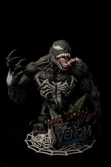 WICKED MARVEL VENOM BUST: TESTED AND READY FOR 3D PRINTING 3D Printer Model