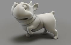 Begging Bulldog 3D Printer Model