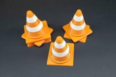 Traffic Cone For Mario Kart Live: Home Circuit 3D Printer Model