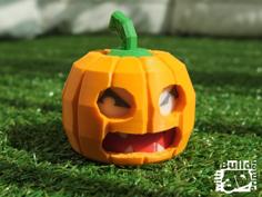 Face Changing Halloween Pumpkin 3D Printer Model