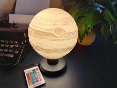 Jupiter Desk Lamp 3D Printer Model