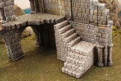 Ulvheim B3 – Stairs For The Ruins 3D Printer Model