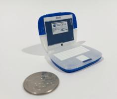 Mini Apple IBook G3 Laptop 3D Printer Model