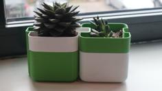 Tileable Self Watering Planter 3D Printer Model