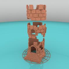 Floating Castle For Aquarium 3D Printer Model