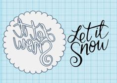 Cookie Stamp – Let It Snow 3D Printer Model