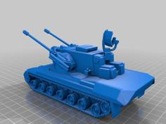 Flakpanzer Gepard 3D Printer Model