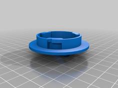 Improved Snoopy Sno Cone Machine Locking Cap 3D Printer Model