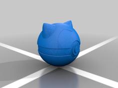 Snorlax Pokeball 3D Printer Model