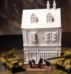 15mm Normandy Shop 3D Printer Model