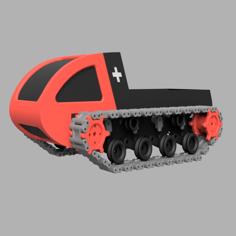 Sno Explorer, Tracked Rc Vehicle 3D Printer Model