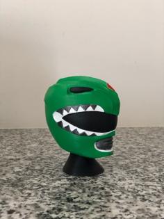 Green Power Ranger Helmet 3D Printer Model