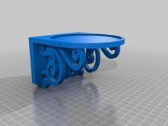 Candle Shelf 3D Printer Model