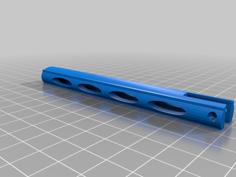 Customizable Butterfly Knife Comb 3D Printer Model