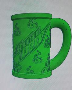 Soda Mug Holder 3D Printer Model