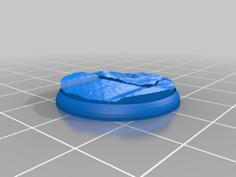 25mm Dungeon Floor Miniature Bases (x8) For Dungeons & Dragons And Other Tabletop Games 3D Printer Model