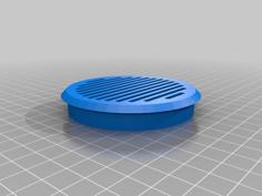 Round Vent Cover 3D Printer Model