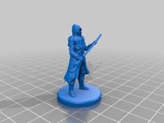 Wanderer With Katana From Dark Souls 3D Printer Model