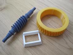 Model Of A Worm Drive Gearing 3D Printer Model