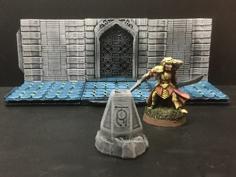 Delving Decor: Arcane Plynth (28mm/Heroic Scale) 3D Printer Model