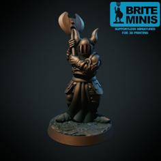 Dark Warrior (Supportless, FDM Friendly) 3D Printer Model