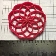 Mandala Cookie Cutter Version 2 3D Printer Model